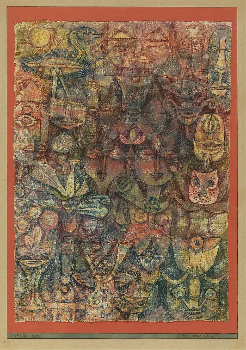 Strange Garden Paul Klee